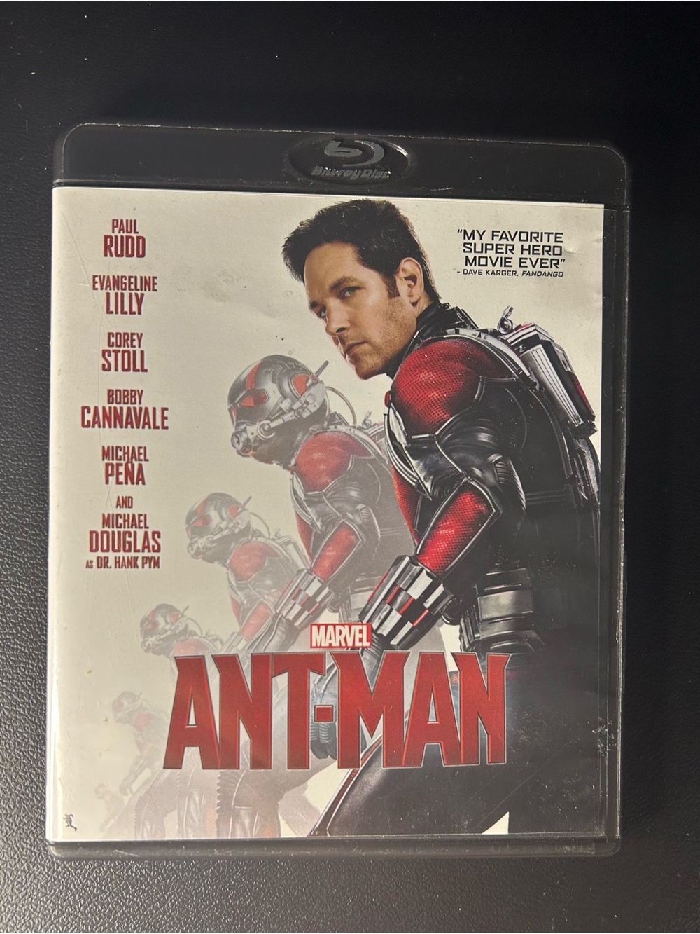 Marvel Ant-Man Blu-ray — Red Black White